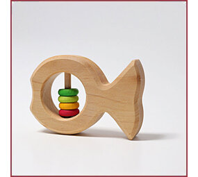 Grimm's Houten rammelaar Vis Joschi Grimm's Houten rammelaar Vis Joschi