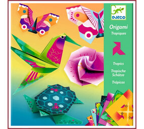 Djeco Origami Tropische dieren Djeco Origami Tropische dieren