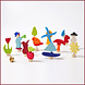 Grimm's Assortiment 4 seizoenen decoratieve steekfiguren Grimm's Assortiment 4 seizoenen decoratieve steekfiguren