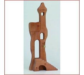 Ostheimer Houten kasteeltoren met trap Ostheimer Houten kasteeltoren met trap