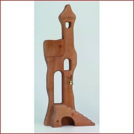 Ostheimer Houten kasteeltoren met trap Ostheimer Houten kasteeltoren met trap