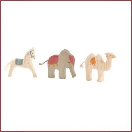 Ostheimer Groepje Koningsdieren mini - 3-delig Ostheimer Groepje Koningsdieren mini - 3-delig