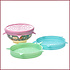 Rice Silicone afdekkapje voor medium Melamine kom kleuren ass Rice Silicone afdekkapje voor medium Melamine kom kleuren ass