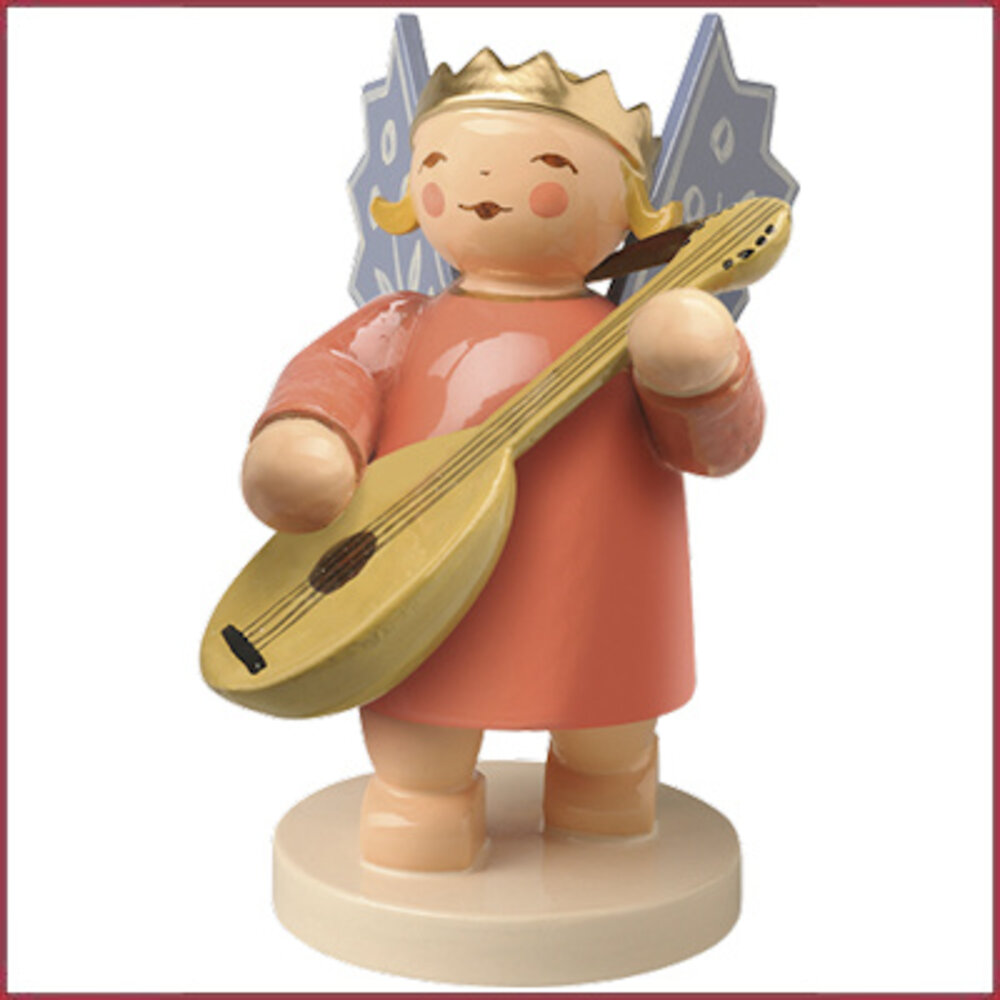 Wendt & Kühn Gekroond Engeltje met Luit