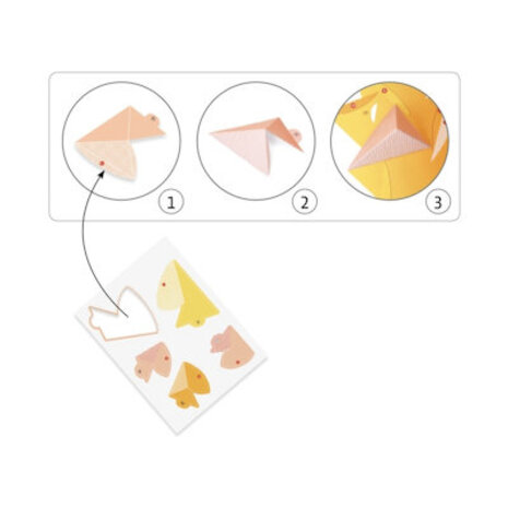 Djeco Vouwset 3D poster - de koning Djeco Vouwset 3D poster - de koning