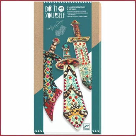 Djeco Knutselset zwaard versieren - als een Piraat Djeco Knutselset zwaard versieren - als een Piraat