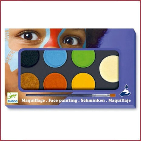 Djeco Schminck 6 basiskleuren