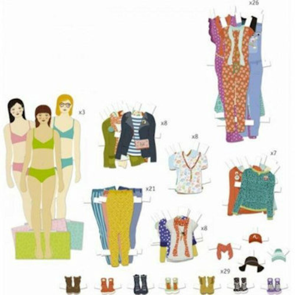 Djeco Knutselset - een grote kleedkamer