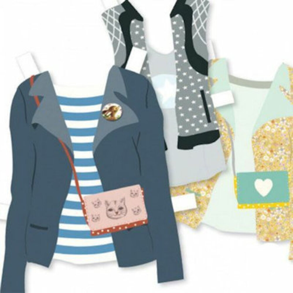 Djeco Knutselset - een grote kleedkamer