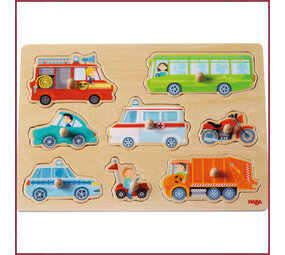 Haba Inlegpuzzel Voertuigen wereld Haba Inlegpuzzel Voertuigen wereld