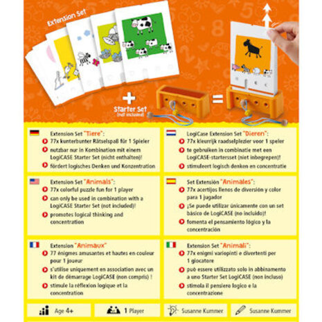 Haba LogiCase Uitbreidingsset 4+ Dieren Haba LogiCase Uitbreidingsset 4+ Dieren