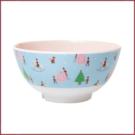 Rice Aanbieding Rice Melamine Kom Kerst Elf Rice Aanbieding Rice Melamine Kom Kerst Elf