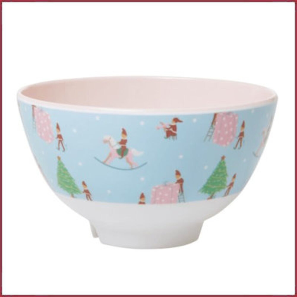 Rice Aanbieding Rice Melamine Kom Kerst Elf Rice Aanbieding Rice Melamine Kom Kerst Elf