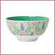 Rice Rice Melamine Kom two tone - Kerst Engel print Rice Rice Melamine Kom two tone - Kerst Engel print