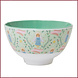 Rice Rice Melamine Kom two tone - Kerst Engel print Rice Rice Melamine Kom two tone - Kerst Engel print