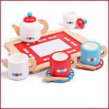 Bigjigs Houten theeservies op blad