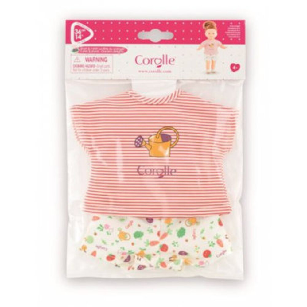 Corolle MC Short en T-shirt tuinplezier