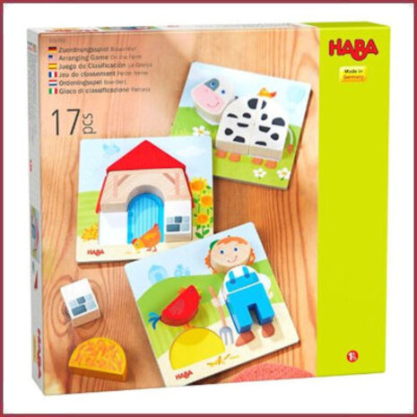 Haba Ordeningsspel Boerderij Haba Ordeningsspel Boerderij