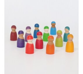 Grimm's 12 houten Regenboogvriendjes