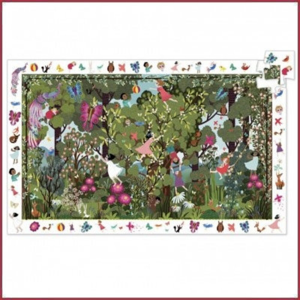 Djeco Observatie puzzel in de Tuin 100 st Djeco Observatie puzzel in de Tuin 100 st