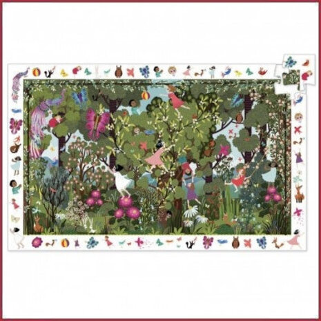 Djeco Observatie puzzel in de Tuin 100 st Djeco Observatie puzzel in de Tuin 100 st