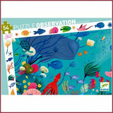 Djeco Observatie puzzel Aquatisch 54 st Djeco Observatie puzzel Aquatisch 54 st