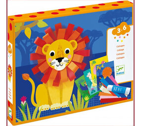 Djeco Knutselset collages met papierstroken Djeco Knutselset collages met papierstroken
