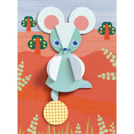 Djeco Knutselset vouwen en collage rond en rond