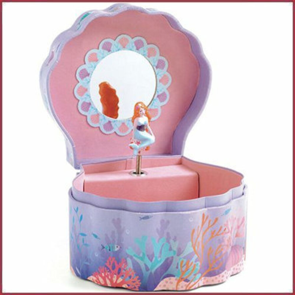 Djeco Muziek/juwelen doosje Betoverde zeemeermin