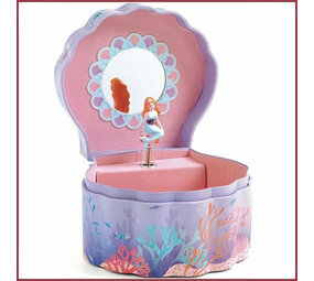 Djeco Muziek/juwelen doosje Betoverde zeemeermin