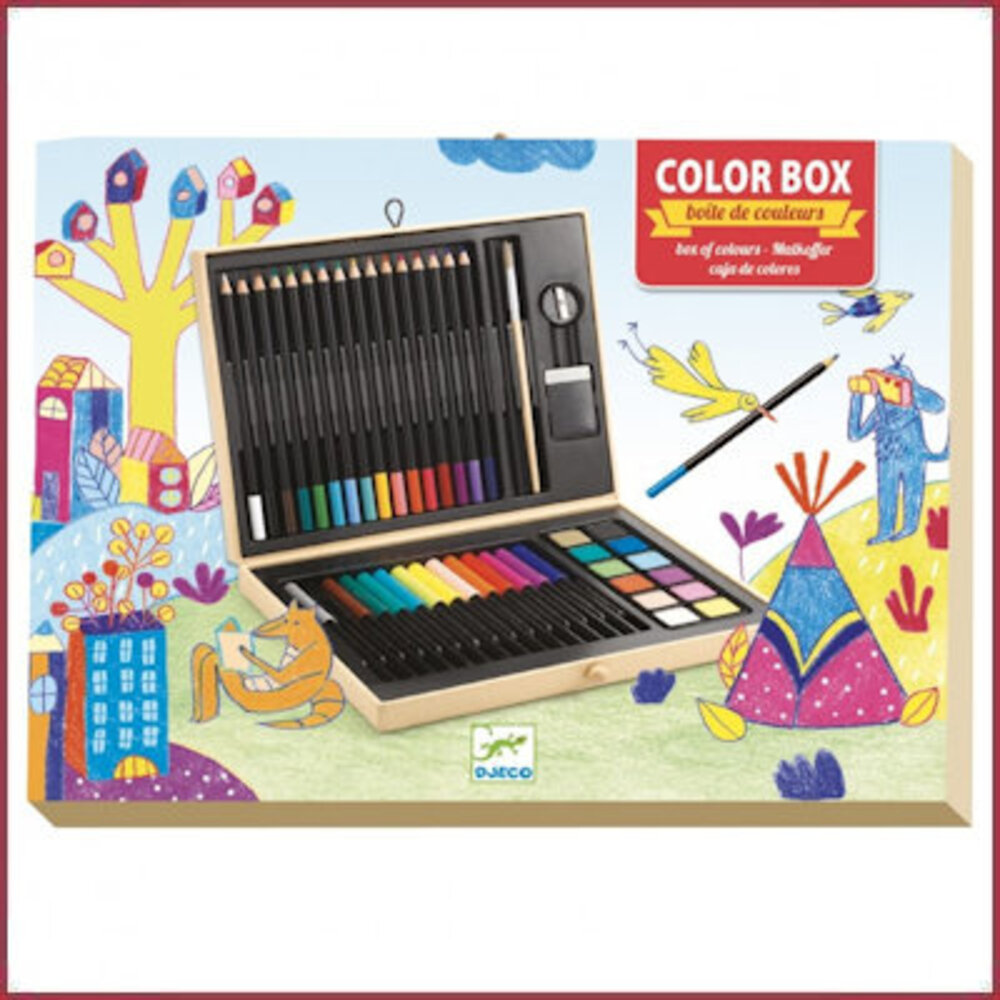Djeco Kleur / tekendoos 5+jr Djeco Kleur / tekendoos 5+jr