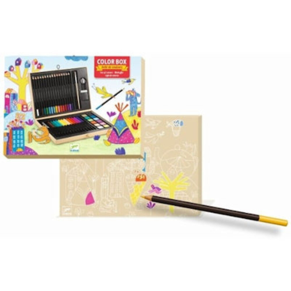 Djeco Kleur / tekendoos 5+jr Djeco Kleur / tekendoos 5+jr