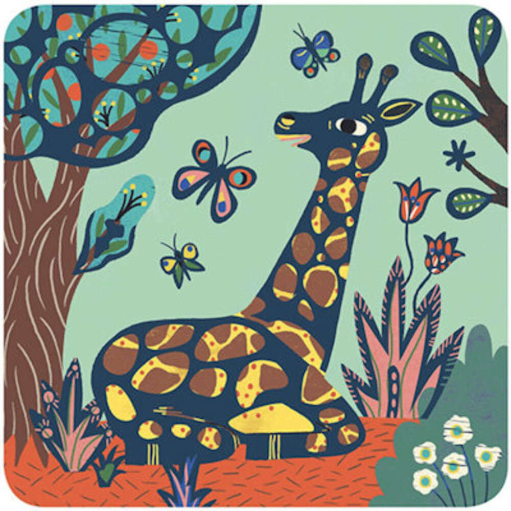 Djeco Scratch cards voor de kleinsten - grote dieren Djeco Scratch cards voor de kleinsten - grote dieren