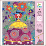 Djeco Scratchkaaren - het bal van de dames Djeco Scratchkaaren - het bal van de dames