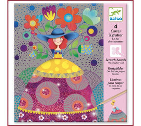 Djeco Scratchkaaren - het bal van de dames