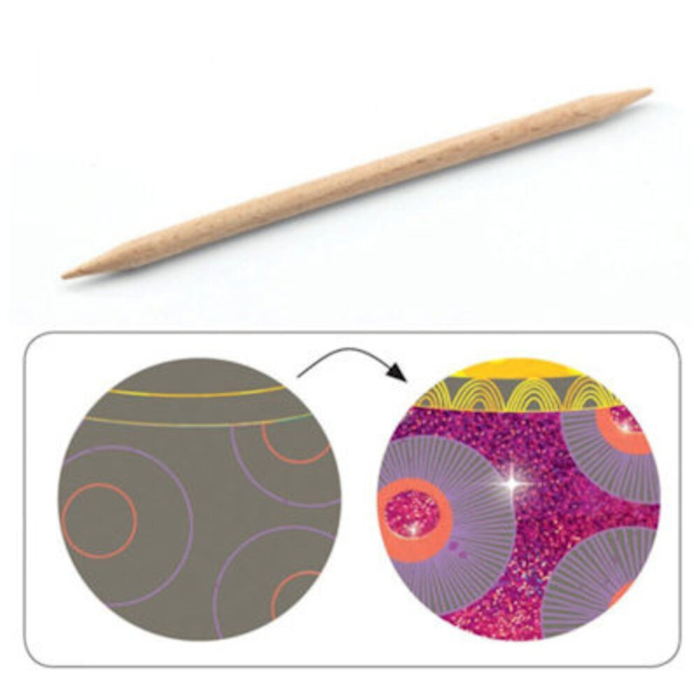 Djeco Scratchkaaren - het bal van de dames