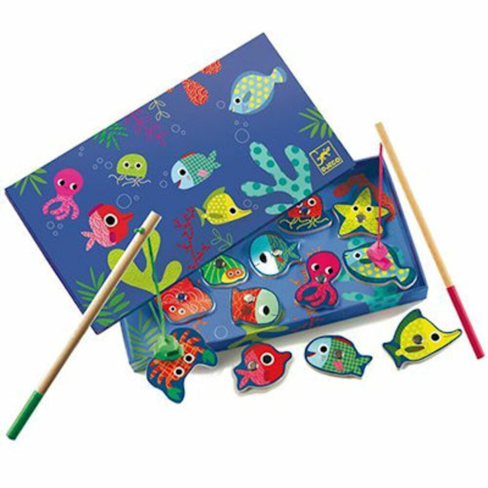 Djeco Hengelspel Gekleurde vissen Djeco Hengelspel Gekleurde vissen
