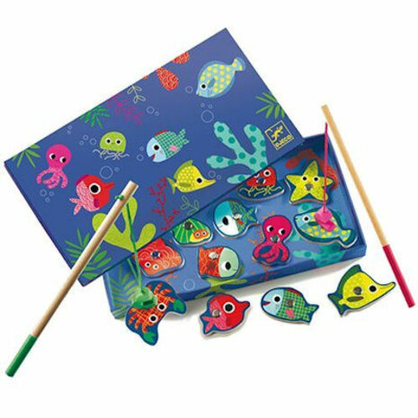 Djeco Hengelspel Gekleurde vissen Djeco Hengelspel Gekleurde vissen