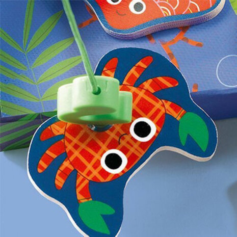 Djeco Hengelspel Gekleurde vissen Djeco Hengelspel Gekleurde vissen