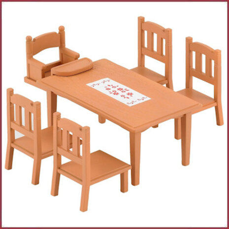 Sylvanian Families Eettafel set