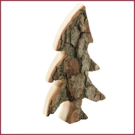 Waldfabrik Dennenboom met schors asymmetrisch