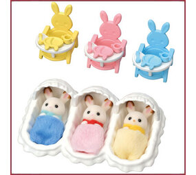 Sylvanian Families Drieling Chocoladekonijn verzorgingsset Sylvanian Families Drieling Chocoladekonijn verzorgingsset