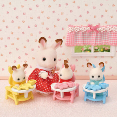 Sylvanian Families Drieling Chocoladekonijn verzorgingsset Sylvanian Families Drieling Chocoladekonijn verzorgingsset