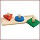 Plantoys 3 Vormen Puzzel Hout Plantoys 3 Vormen Puzzel Hout
