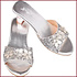 Slipper Mariona Zilver