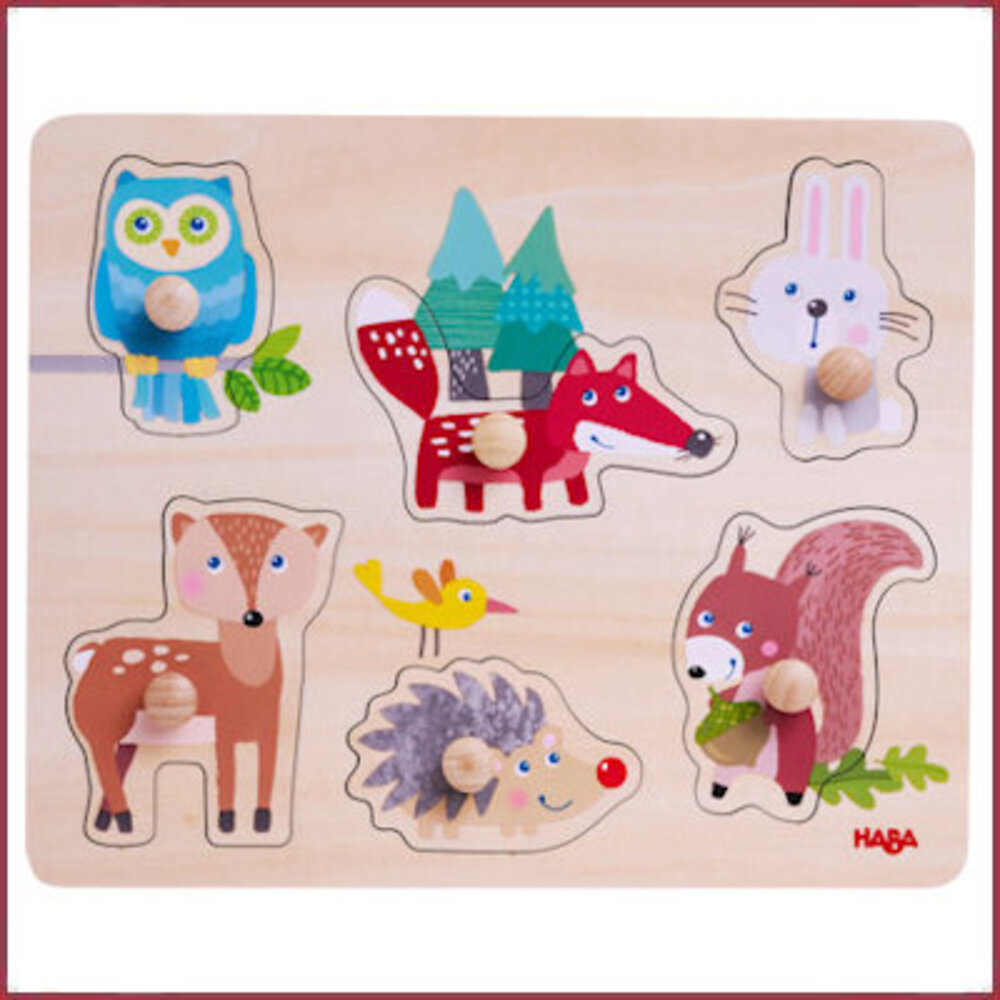Haba Inlegpuzzel Bosdieren Haba Inlegpuzzel Bosdieren