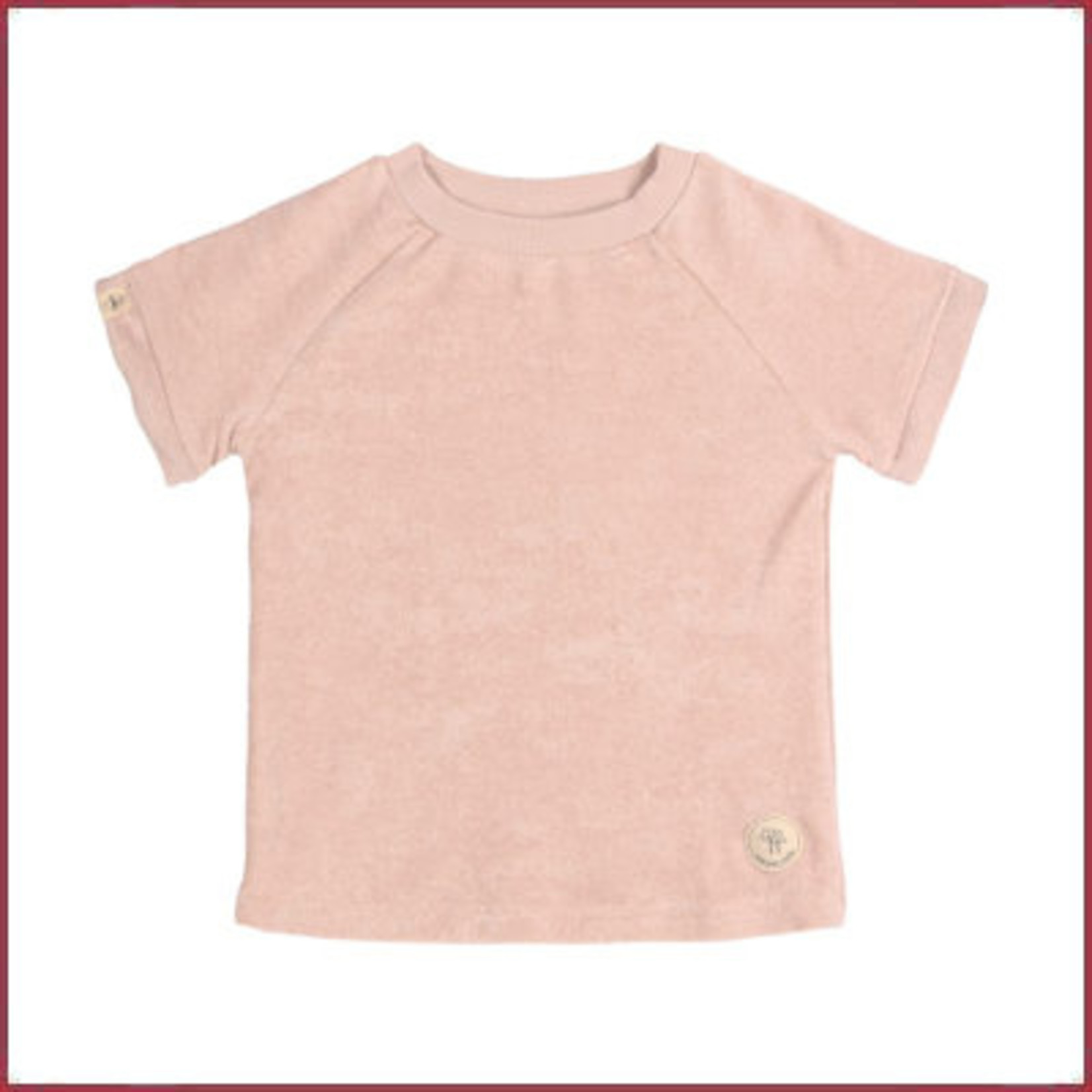 Lässig Badstof Shirt, powder pink