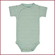 Lodger Lodger Romper Solid met korte mouw Silt Green 74 Lodger Lodger Romper Solid met korte mouw Silt Green 74