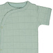 Lodger Lodger Romper Solid met korte mouw Silt Green 74 Lodger Lodger Romper Solid met korte mouw Silt Green 74