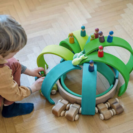 Grimm's Grote regenboog weide groen , meadow green